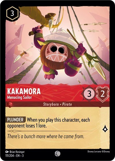 Kakamora - Menacing Sailor (Into the Inklands) Near Mint - Nick Nack's Full Frontal Attack