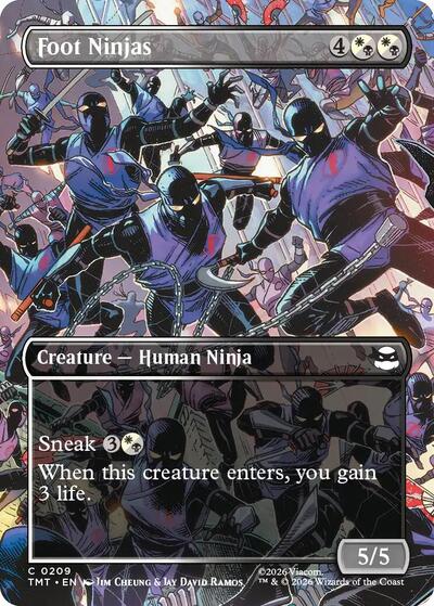 Foot Ninjas (Borderless) (Teenage Mutant Ninja Turtles) Near Mint