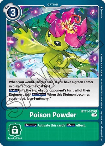 Poison Powder (Dimensional Phase) Near Mint - Nick Nack's Full Frontal Attack