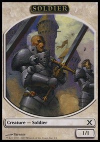 Soldier (10E Token) (10th Edition) Light Play - Nick Nack's Full Frontal Attack