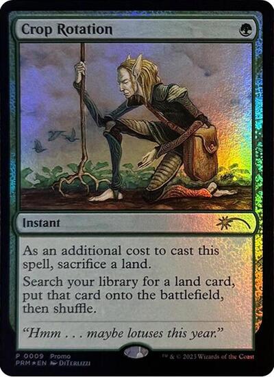 Crop Rotation (Graphic Novel Insert) (Promos: Media) Near Mint Foil