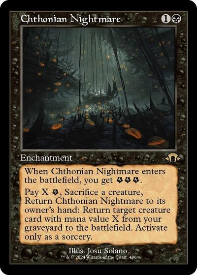 Chthonian Nightmare (Retro Frame) (Modern Horizons 3) Near Mint - Nick Nack's Full Frontal Attack