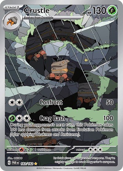 Crustle - 183 (Scarlet and Violet: Paradox Rift) Near Mint Holofoil Japanese - Nick Nack's Full Frontal Attack