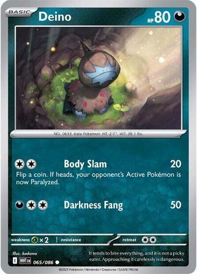 Deino (SV: White Flare) Near Mint - Nick Nack's Full Frontal Attack