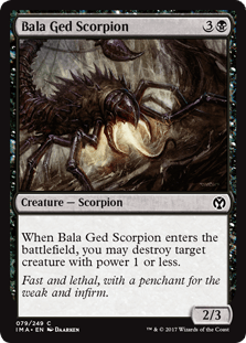 Bala Ged Scorpion (Iconic Masters) Near Mint - Nick Nack's Full Frontal Attack