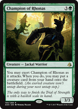 Champion of Rhonas (Amonkhet) Near Mint - Nick Nack's Full Frontal Attack