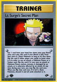 Lt. Surge's Secret Plan (Gym Challenge) Light Play Unlimited