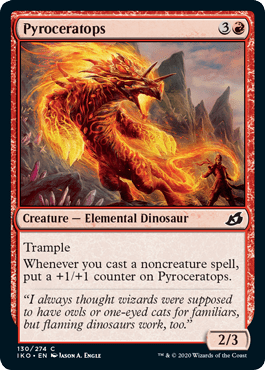 Pyroceratops (Ikoria: Lair of Behemoths) Near Mint - Nick Nack's Full Frontal Attack