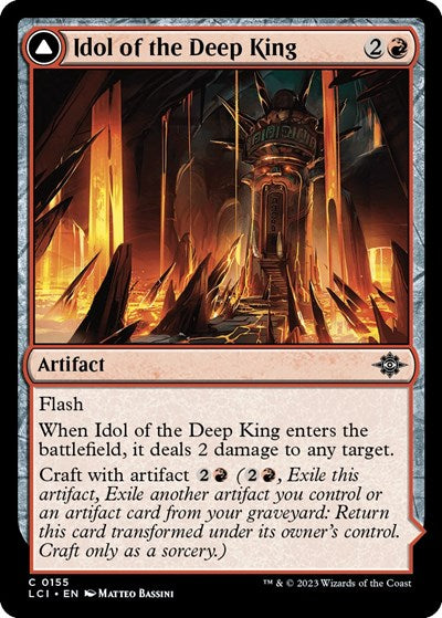 Idol of the Deep King (The Lost Caverns of Ixalan) Near Mint - Nick Nack's Full Frontal Attack