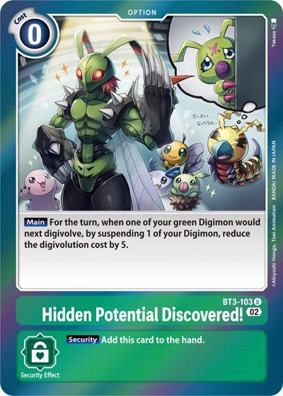Hidden Potential Discovered! (Resurgence Booster Reprint) (Resurgence Booster) Near Mint Foil - Nick Nack's Full Frontal Attack
