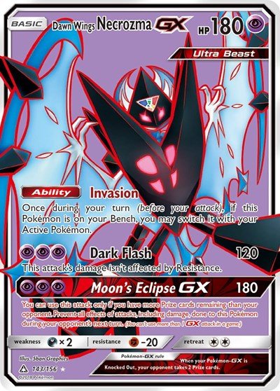 Dawn Wings Necrozma GX (Full Art) (SM - Ultra Prism) Near Mint Holofoil - Nick Nack's Full Frontal Attack