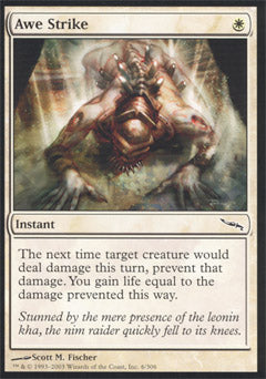 Awe Strike (Mirrodin) Light Play
