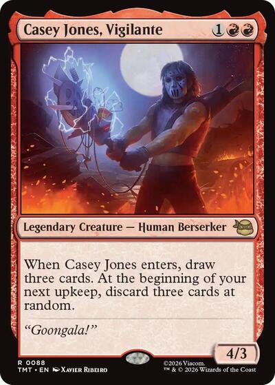 Casey Jones, Vigilante (Teenage Mutant Ninja Turtles) Near Mint Foil