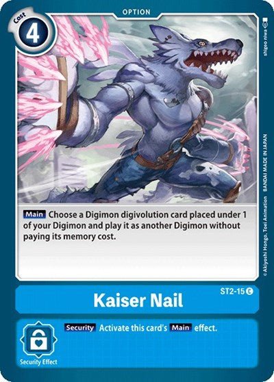 Kaiser Nail (Starter Deck 02: Cocytus Blue) Near Mint - Nick Nack's Full Frontal Attack