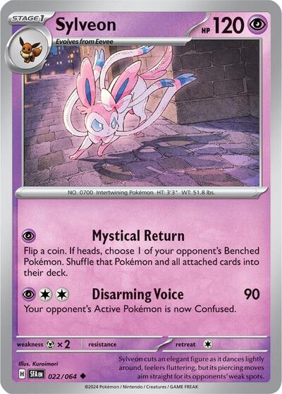 Sylveon (SV: Shrouded Fable) Near Mint Reverse Holofoil - Nick Nack's Full Frontal Attack