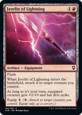 Javelin of Lightning (Commander Legends: Battle for Baldur's Gate) Near Mint - Nick Nack's Full Frontal Attack