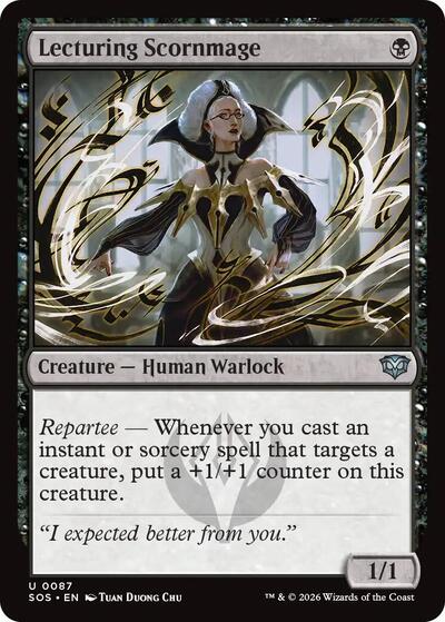 Lecturing Scornmage (Secrets of Strixhaven) Near Mint Foil