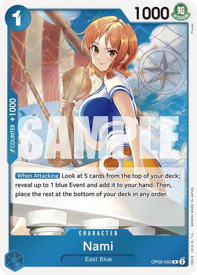 Nami (050) (Emperors in the New World) Near Mint Foil