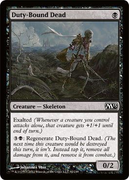 Duty-Bound Dead (Magic 2013 Core Set) Light Play