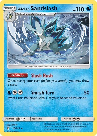 Alolan Sandslash (SM - Guardians Rising) Heavy Play - Nick Nack's Full Frontal Attack