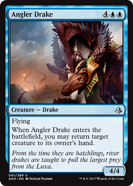 Angler Drake (Amonkhet) Near Mint - Nick Nack's Full Frontal Attack