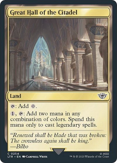 Great Hall of the Citadel (Universes Beyond: The Lord of the Rings: Tales of Middle-earth) Near Mint - Nick Nack's Full Frontal Attack
