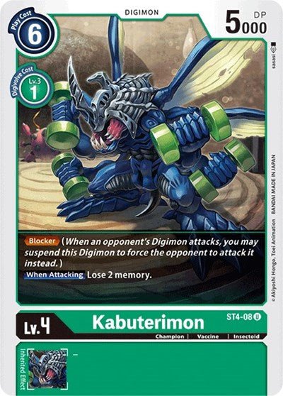 Kabuterimon (Starter Deck 04: Giga Green) Near Mint - Nick Nack's Full Frontal Attack