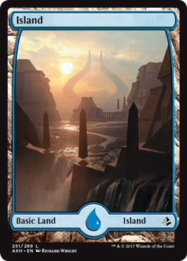 Island (251) (Amonkhet) Near Mint - Nick Nack's Full Frontal Attack