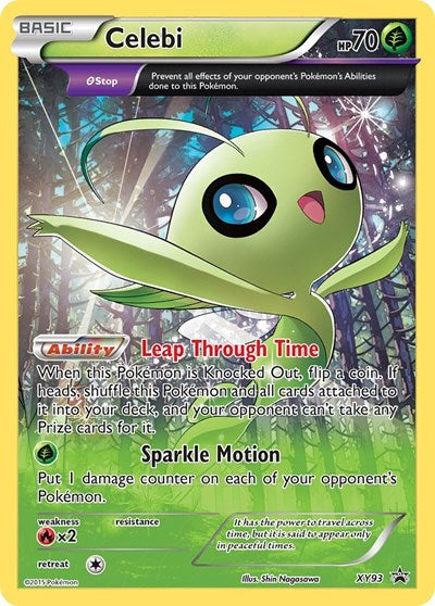 Celebi - XY93 (XY Promos) Medium Play Holofoil
