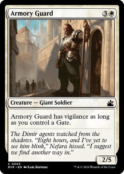 Armory Guard (Ravnica Remastered) Near Mint - Nick Nack's Full Frontal Attack