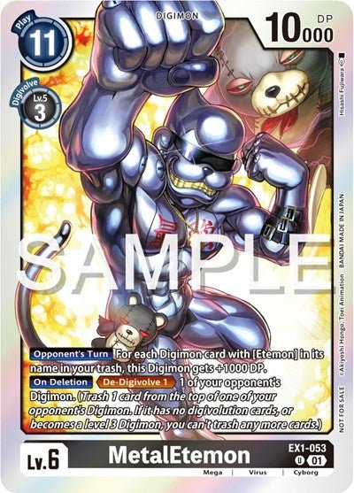 MetalEtemon (Official Tournament Pack Vol.12) (Classic Collection) Near Mint Foil - Nick Nack's Full Frontal Attack