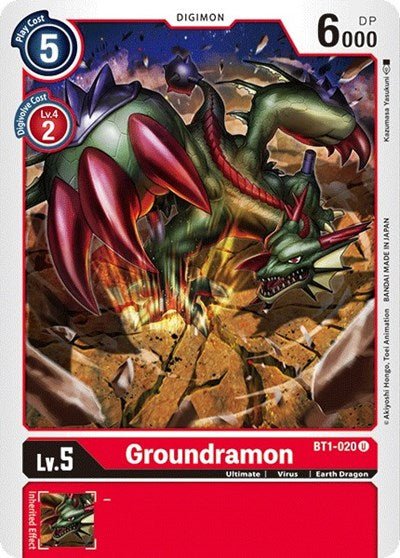 Groundramon (Release Special Booster) Near Mint - Nick Nack's Full Frontal Attack