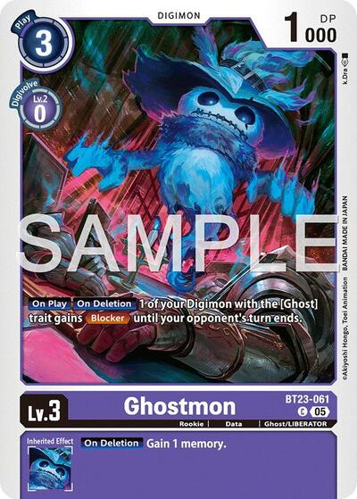 Ghostmon (Hackers' Slumber) Near Mint - Nick Nack's Full Frontal Attack