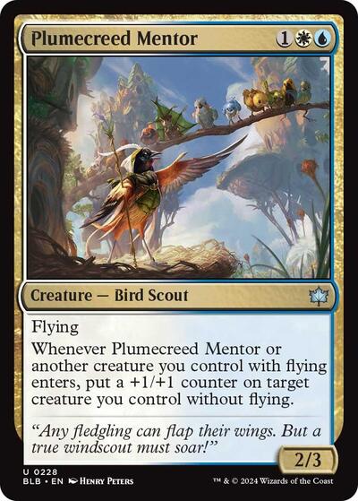 Plumecreed Mentor (Bloomburrow) Near Mint