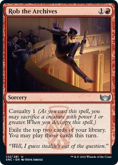 Rob the Archives (Streets of New Capenna) Near Mint - Nick Nack's Full Frontal Attack