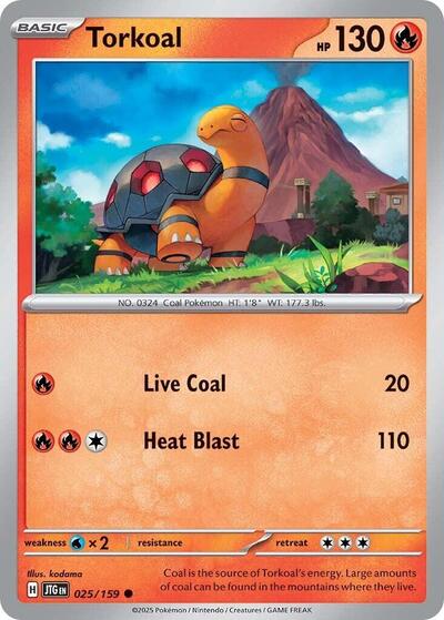 Torkoal (SV09: Journey Together) Near Mint - Nick Nack's Full Frontal Attack