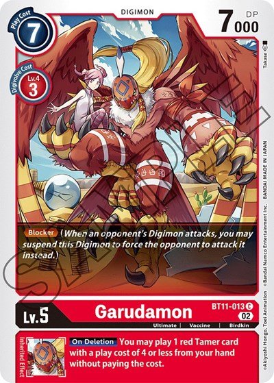 Garudamon (Dimensional Phase) Near Mint - Nick Nack's Full Frontal Attack