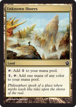 Unknown Shores (Theros) Near Mint - Nick Nack's Full Frontal Attack