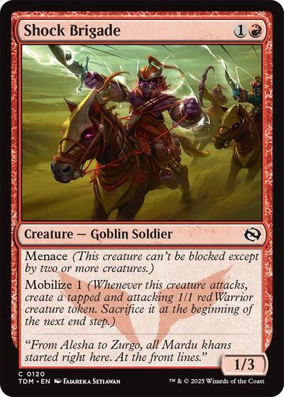 Shock Brigade (Tarkir: Dragonstorm) Near Mint