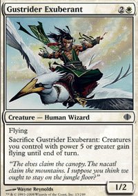 Gustrider Exuberant (Shards of Alara) Light Play - Nick Nack's Full Frontal Attack