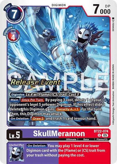 SkullMeramon (Cyber Eden Release Event Cards) Near Mint