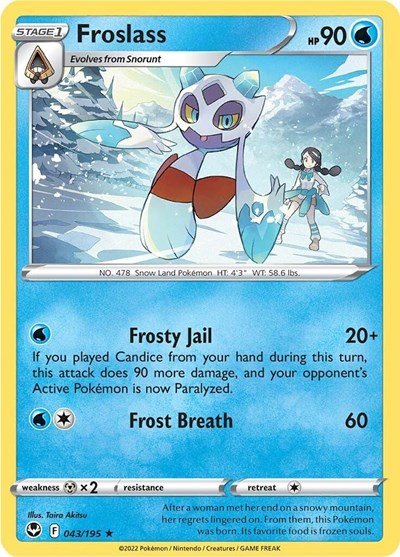 Froslass (SWSH12: Silver Tempest) Near Mint - Nick Nack's Full Frontal Attack