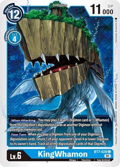 KingWhamon (The Next Adventure) Near Mint - Nick Nack's Full Frontal Attack