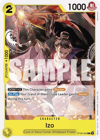 Izo (Starter Deck 28: GREEN/YELLOW Yamato) Near Mint - Nick Nack's Full Frontal Attack