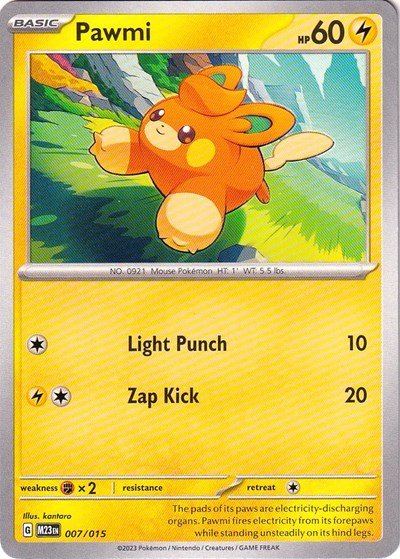 Pawmi (McDonald's Promos 2023) Near Mint - Nick Nack's Full Frontal Attack