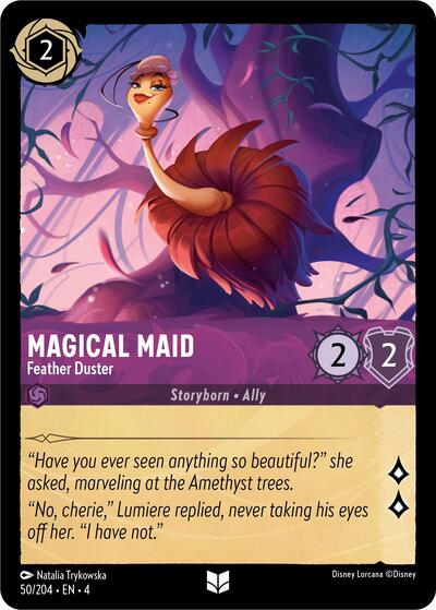 Magical Maid - Feather Duster (Ursula's Return) Near Mint - Nick Nack's Full Frontal Attack