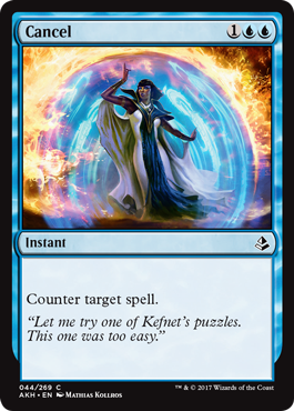 Cancel (Amonkhet) Near Mint - Nick Nack's Full Frontal Attack