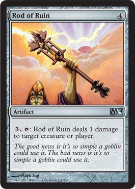 Rod of Ruin (Magic 2014 Core Set) Near Mint - Nick Nack's Full Frontal Attack