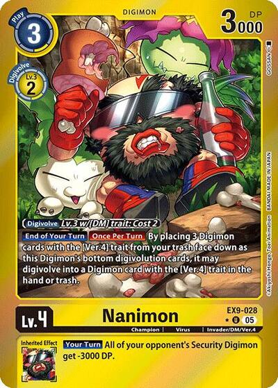 Nanimon (Limited Foil) (Versus Monsters) Near Mint - Nick Nack's Full Frontal Attack