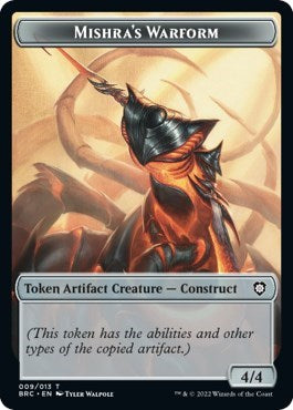 Mishra's Warform / Inkling Double-sided Token (Commander: The Brothers' War) Near Mint - Nick Nack's Full Frontal Attack